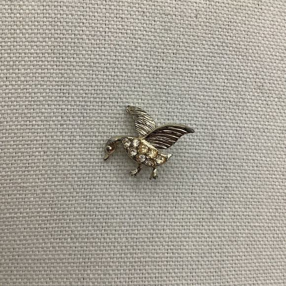 Vintage Yellow Black Silver Tone Earrings Bundle/ Nemo Brooch - Picture 6 of 8